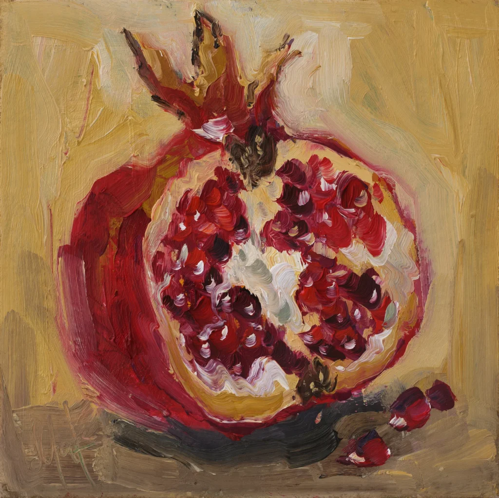 Pomegranate Oil Painting