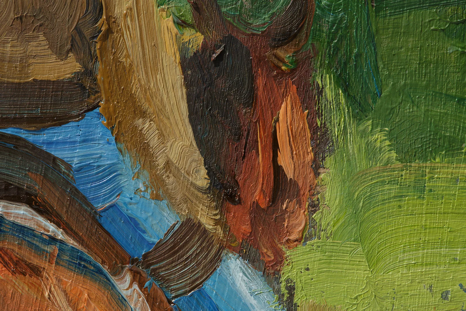 Cowboy on Horse Oil Painting Framed Western Rodeo Original Wall Art Texas Desert Decor - Image 8