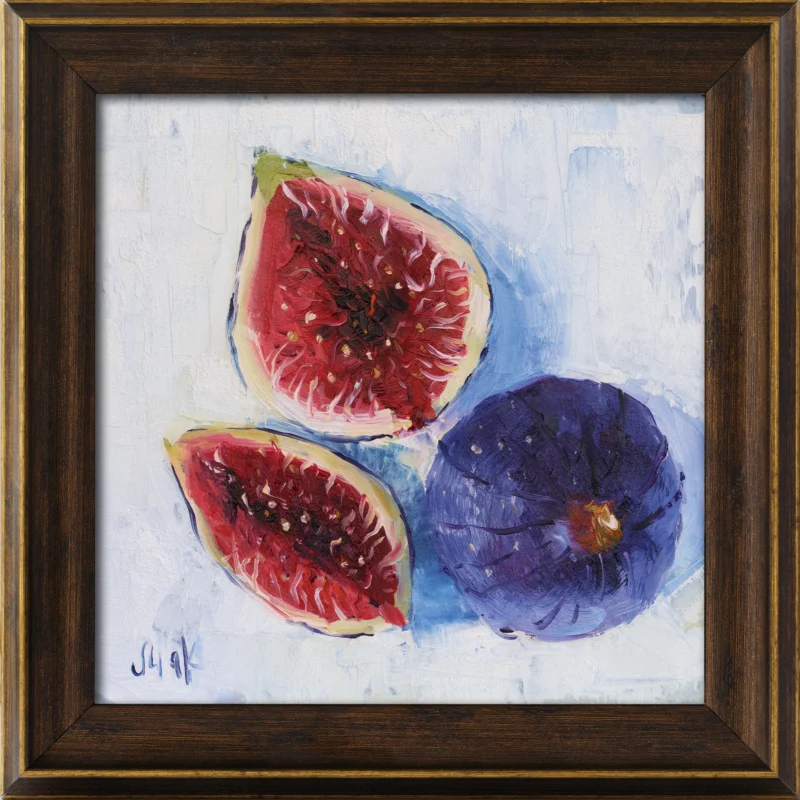 Figs Oil Painting Framed