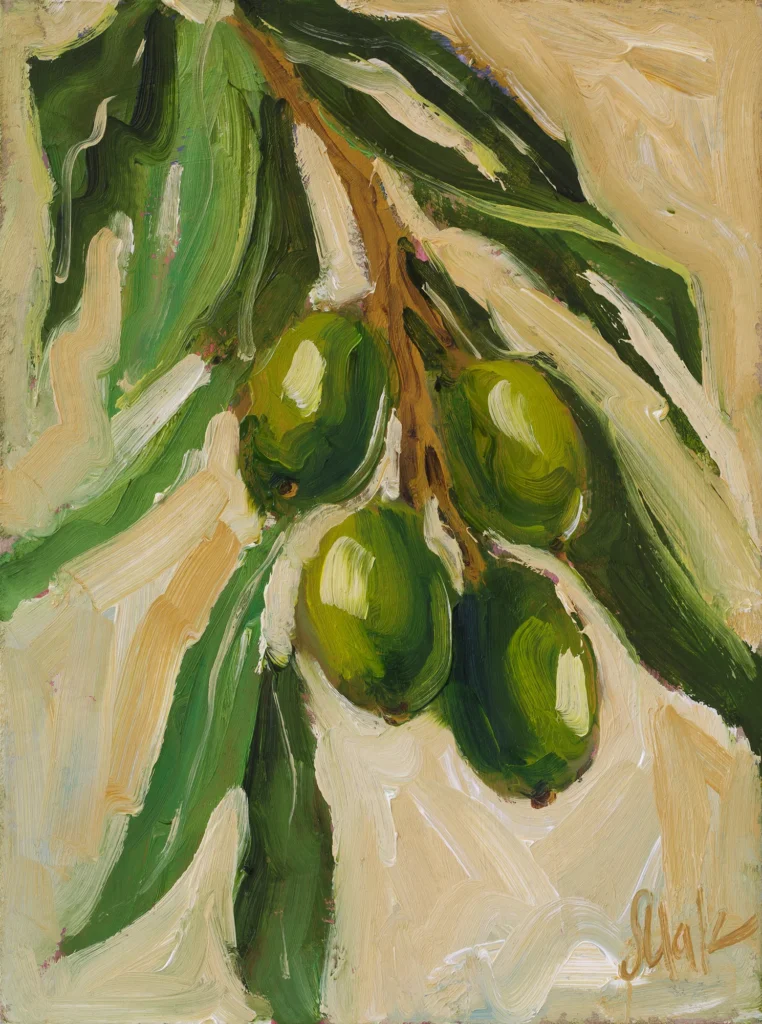Olives Oil Painting