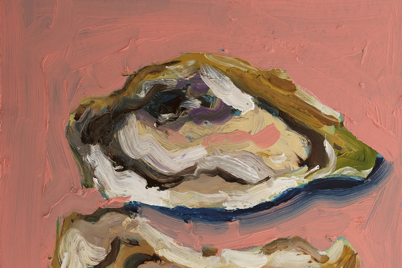 Oyster Oil Painting Framed Shell Original Wall Art Seashell Decor Pearl Seafood Artwork - Image 10