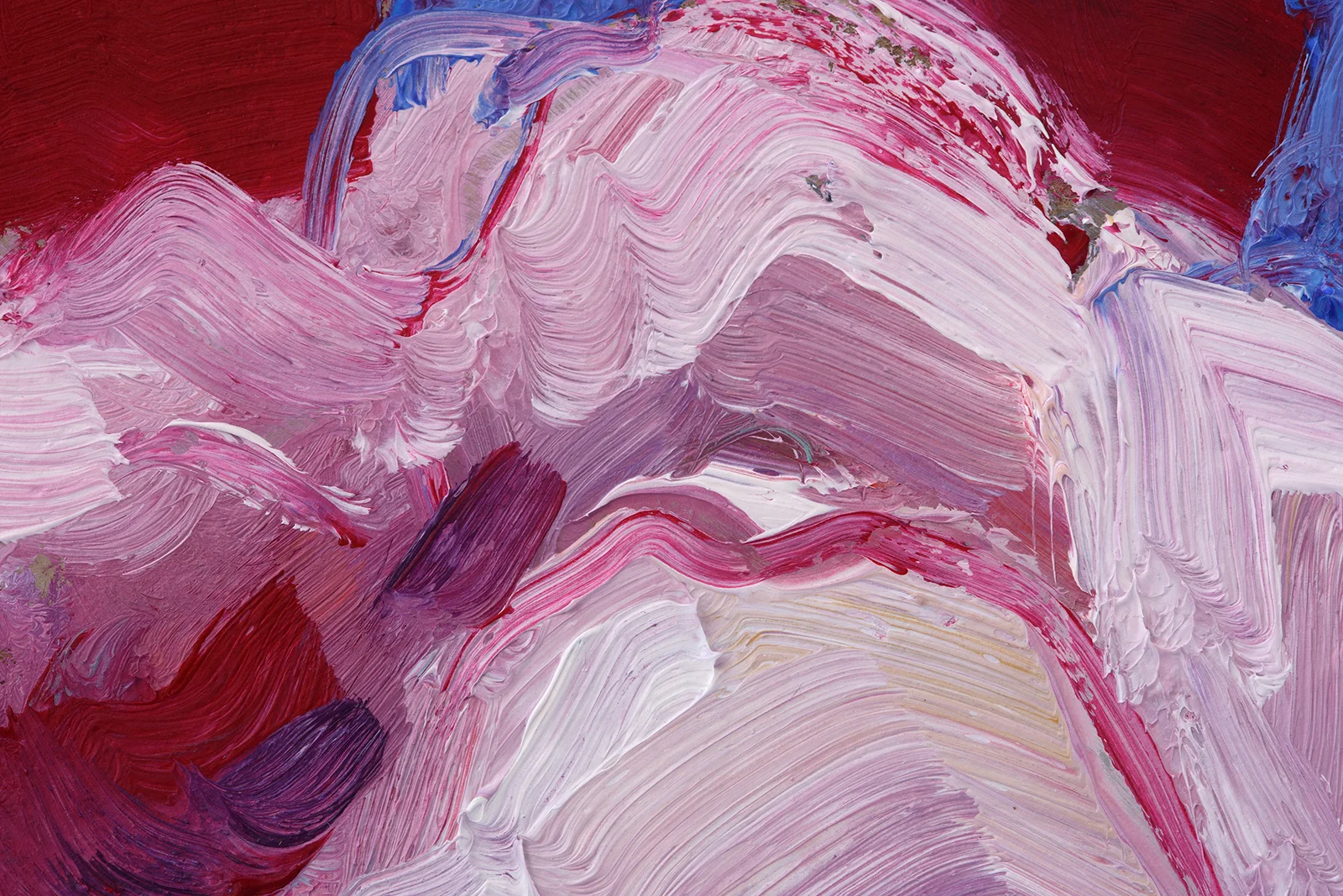 Pink Peony Oil Painting Framed Abstract Flowers Original Wall Art Floral Dinning Room Decor - Image 4