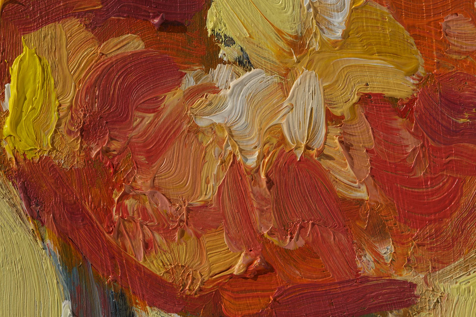 Prawn Oil Painting on Fork: Original Seafood Wall Art Still Life Artwork - Image 4