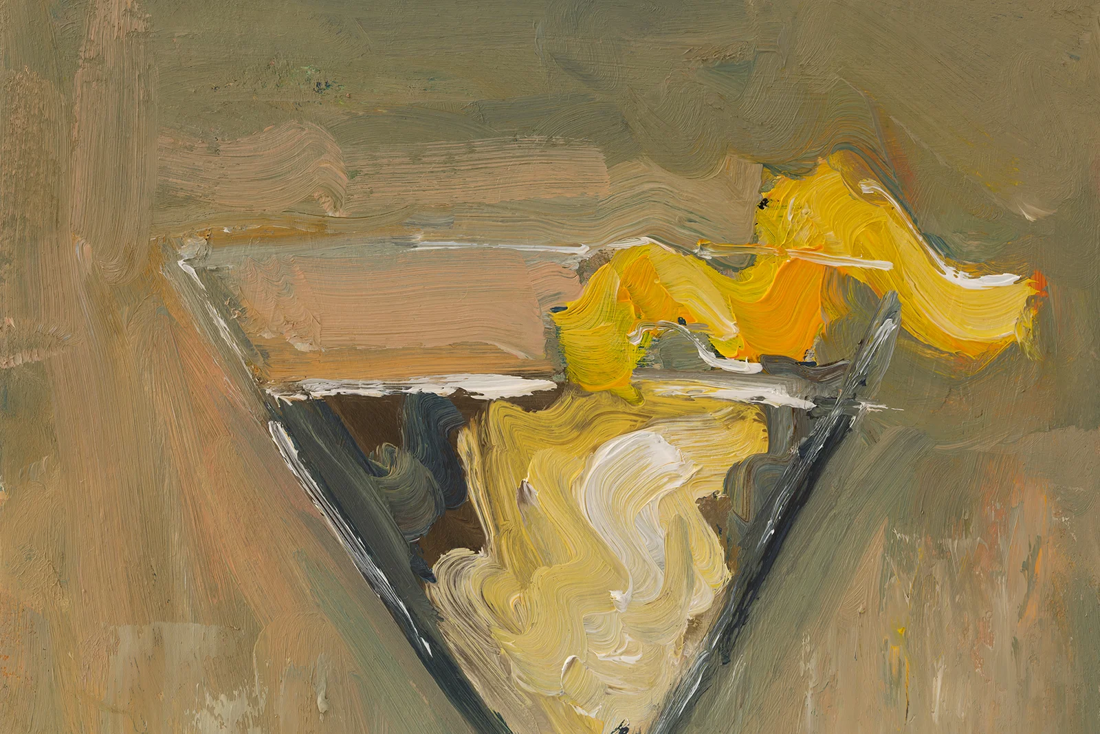 Vesper Martini Oil Painting Framed Still Life Original Wall Art Cocktail Drink Wall Decor - Image 8