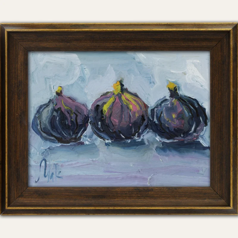 Figs Oil Painting Framed