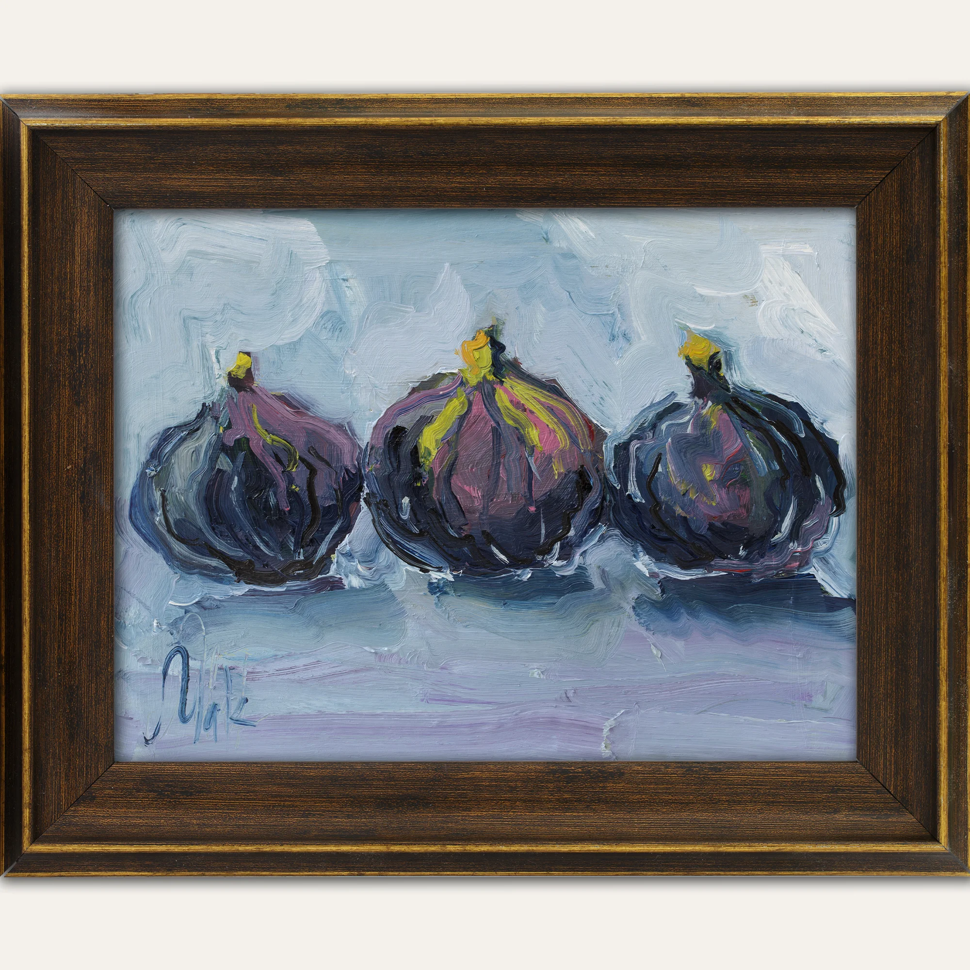 Figs Oil Painting Framed