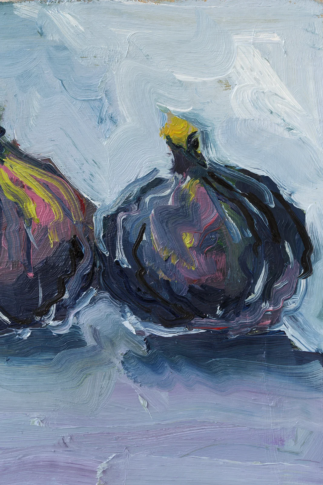 Figs Oil Painting: Fruit Still Life Kitchen Wall Art by Nataly Mak, 8x6'' - Image 10