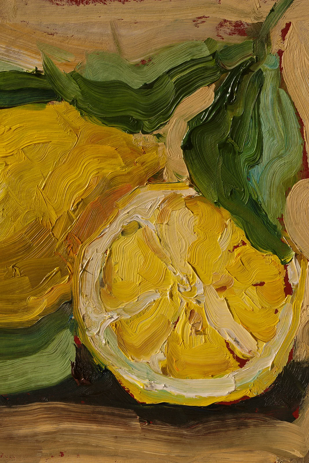 Lemons Original Oil Painting Framed Fruit Still Life Wall Art Food Kitchen Decor - Image 8