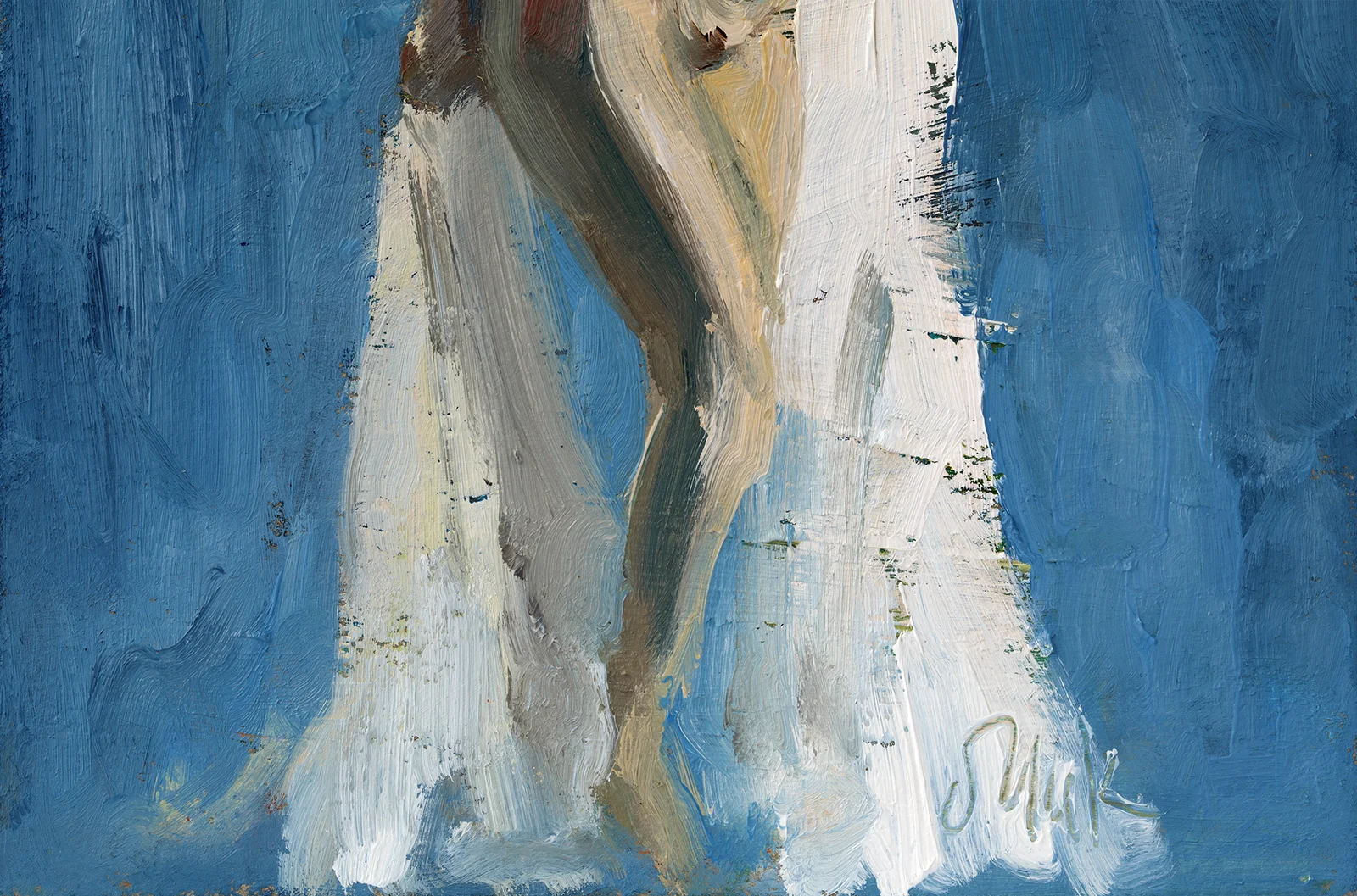 Sexy Nude Woman Oil Painting Framed Naked Girl Original Wall Art Erotic Female - Image 10