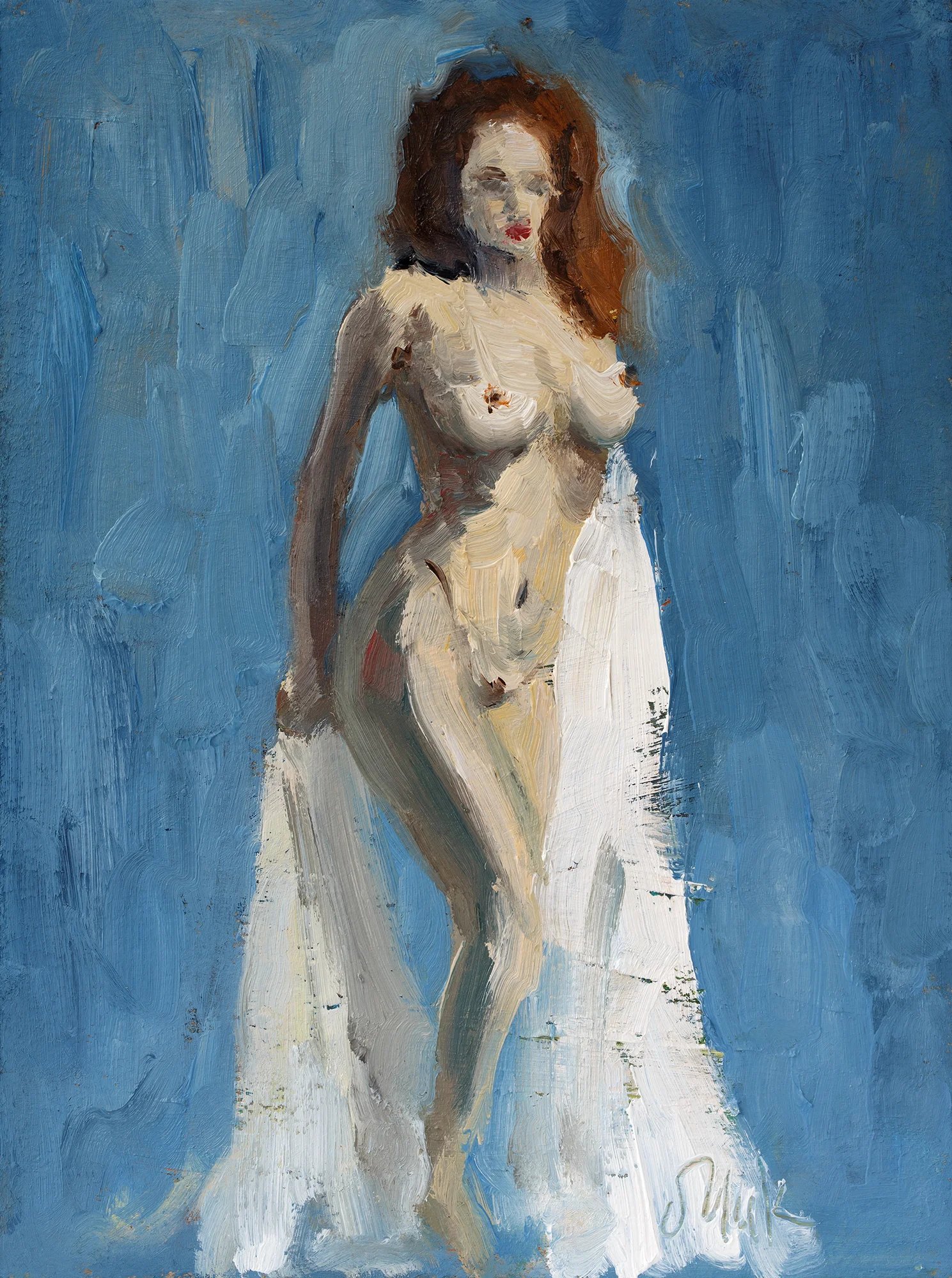 Sexy Nude Woman Oil Painting