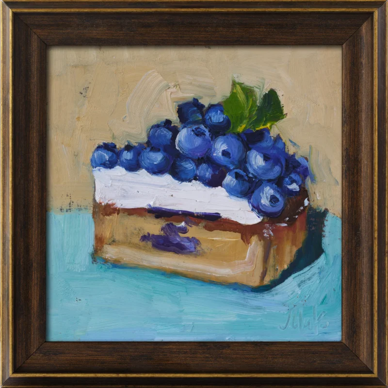 Dessert Oil Painting Framed