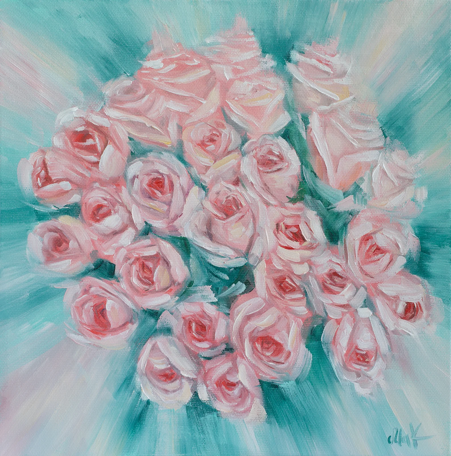 Custom Bridal Bouquet Oil Painting Wedding Bouquet Framed Bride Gift Wedding Flowers Portrait From Photo Personalized for Wife - Image 8