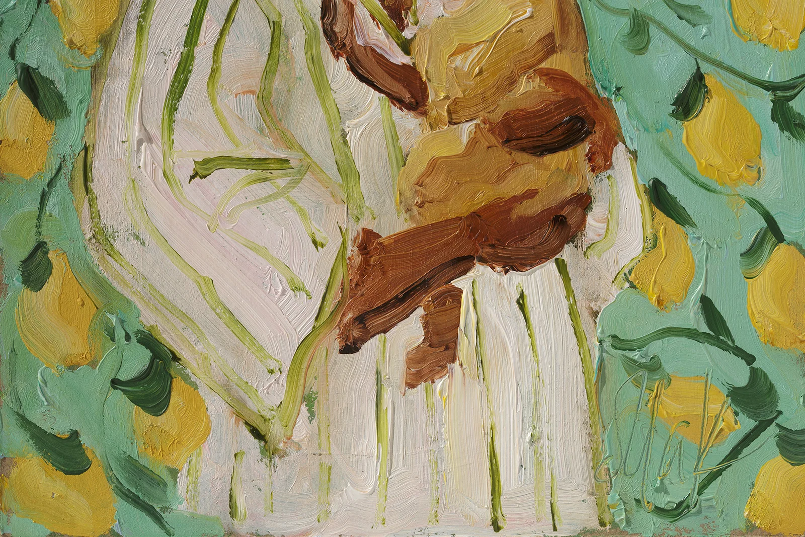 Mother and Baby Oil Painting Framed Boho Motherhood Faceless Portrait Wall Art - Image 11