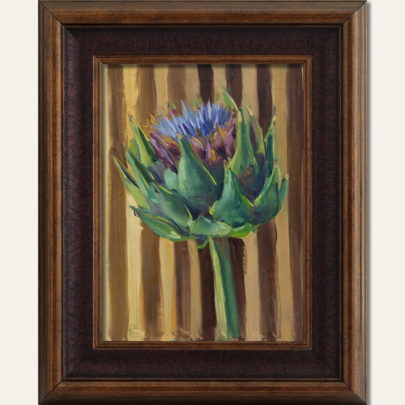 Artichoke Flower Oil Painting