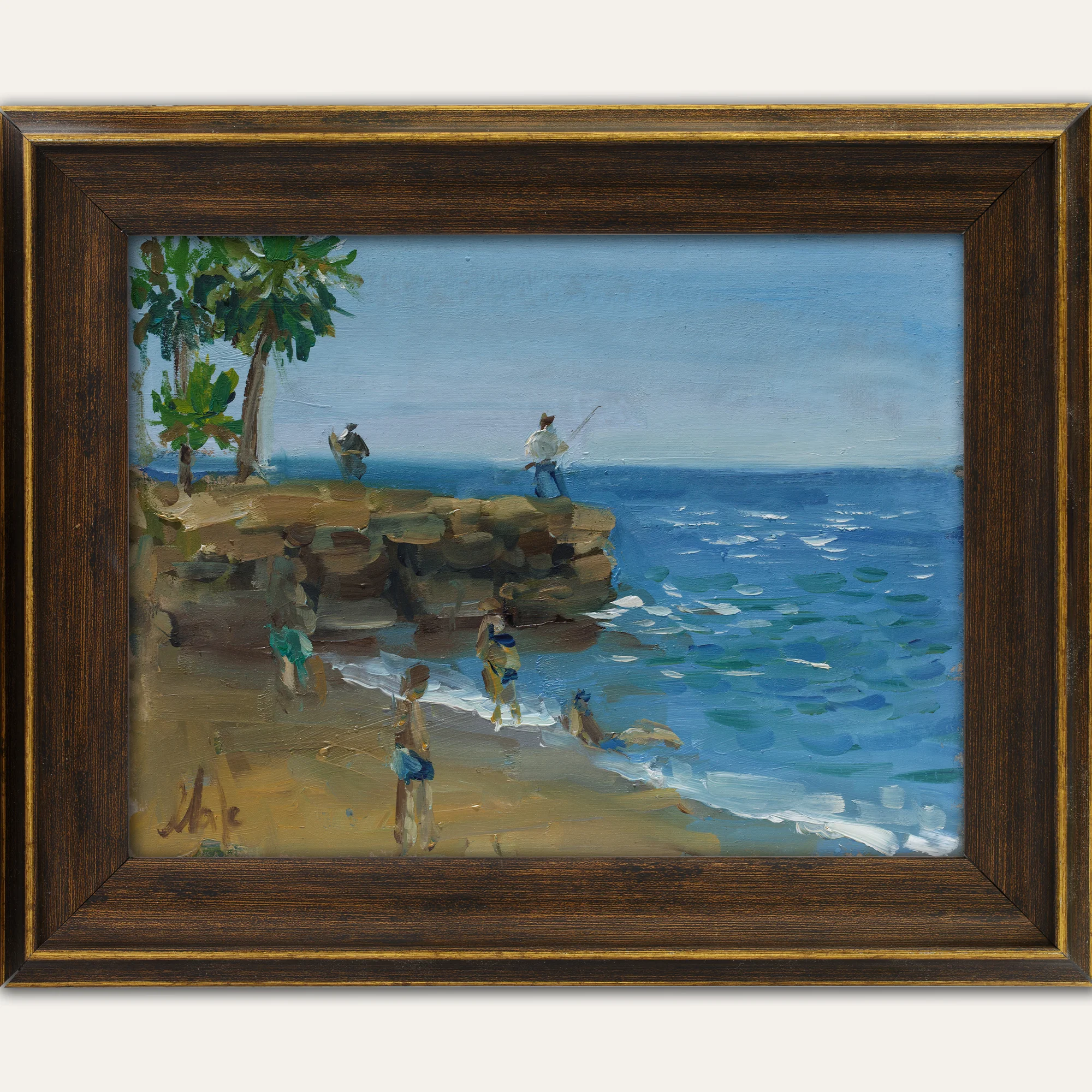 Beach Landscape Oil Painting Original