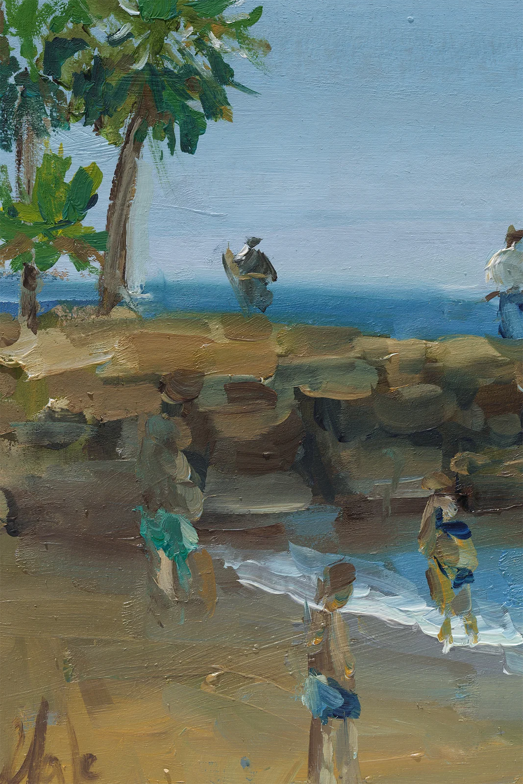 Beach Landscape Oil Painting Original - Image 6