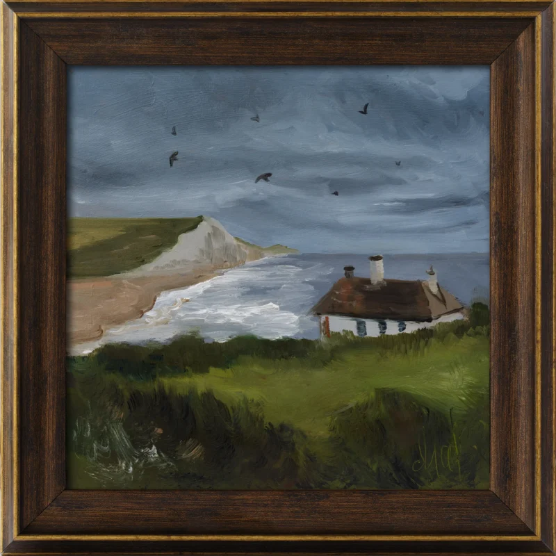 Seven Sisters Cliffs Oil Painting