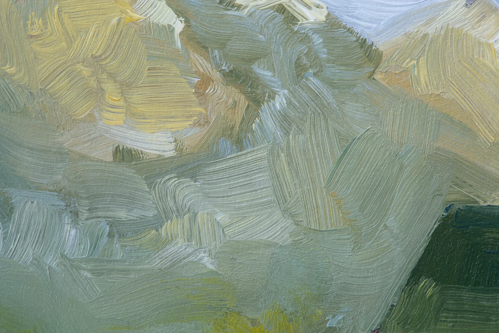 Grand Teton Barn Oil Painting - Image 10