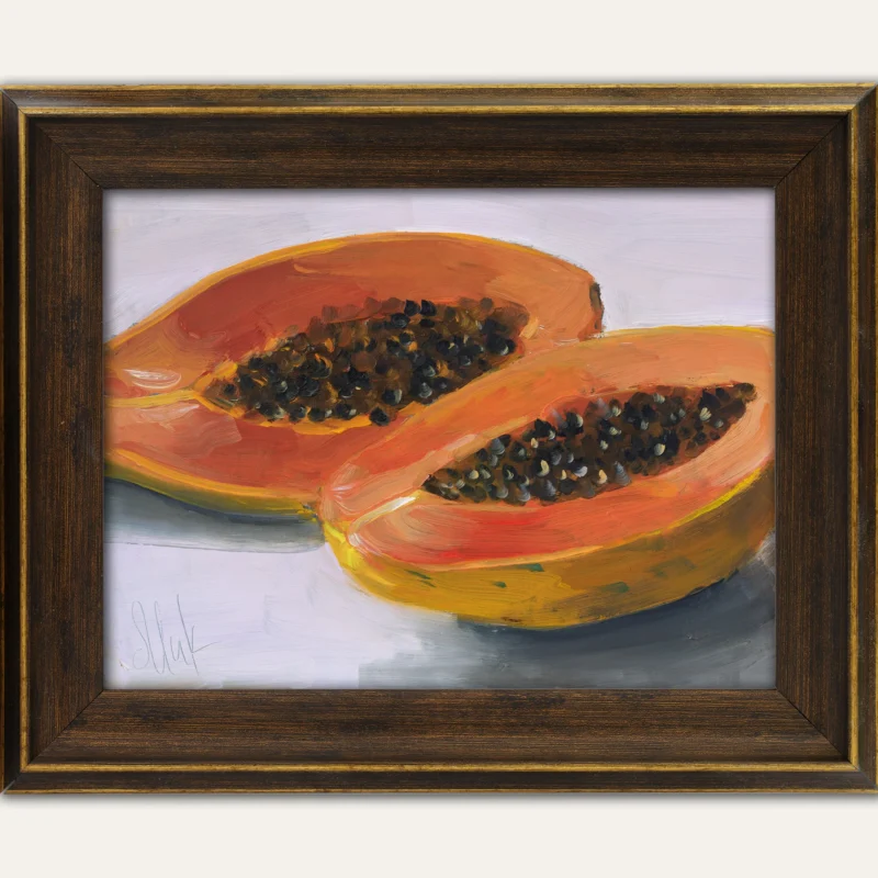 Papaya Oil Painting