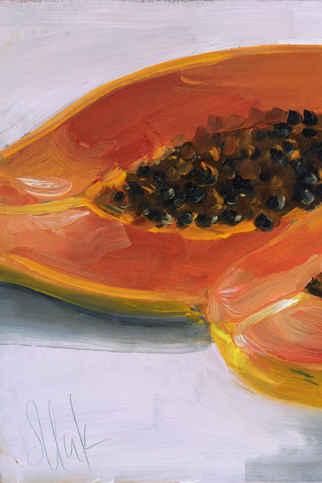 Papaya Oil Painting - Image 6