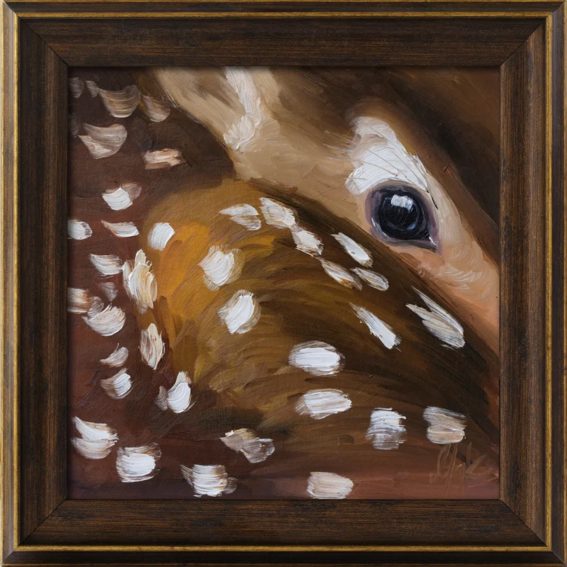 Baby Deer Oil Painting Animal