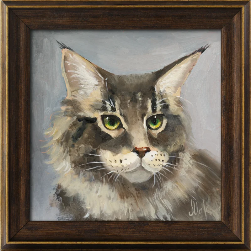 Custom Pet Portrait Oil Painting