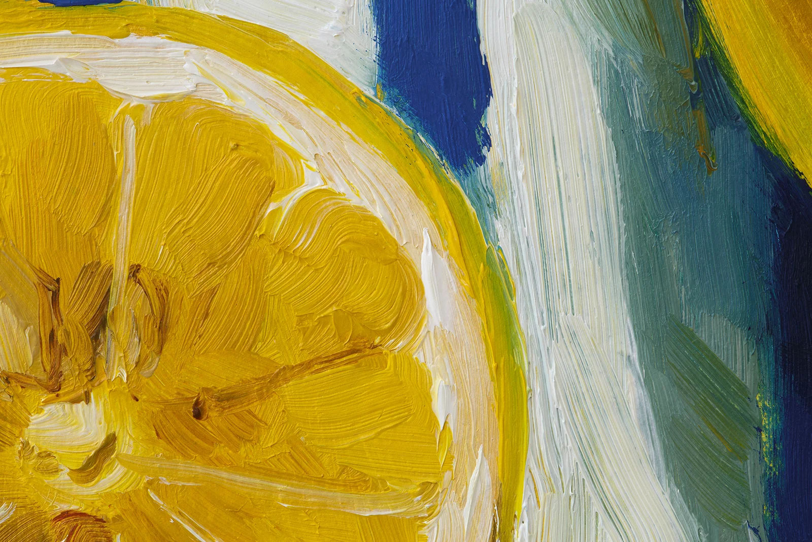 Original Lemon Still Life Oil Painting - Image 7