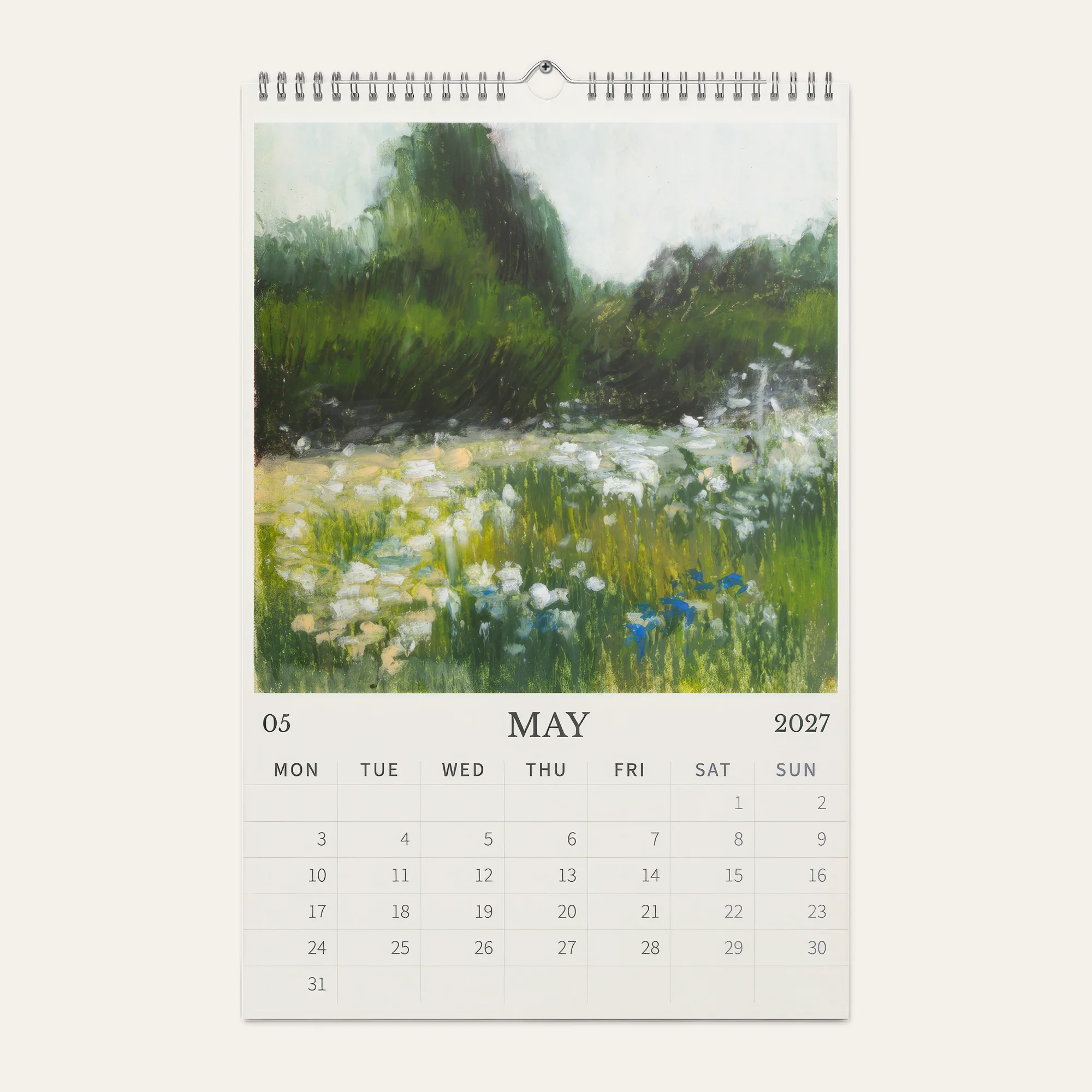 2027 Wall Calendar | Landscape Oil Pastel Paintings - Image 14