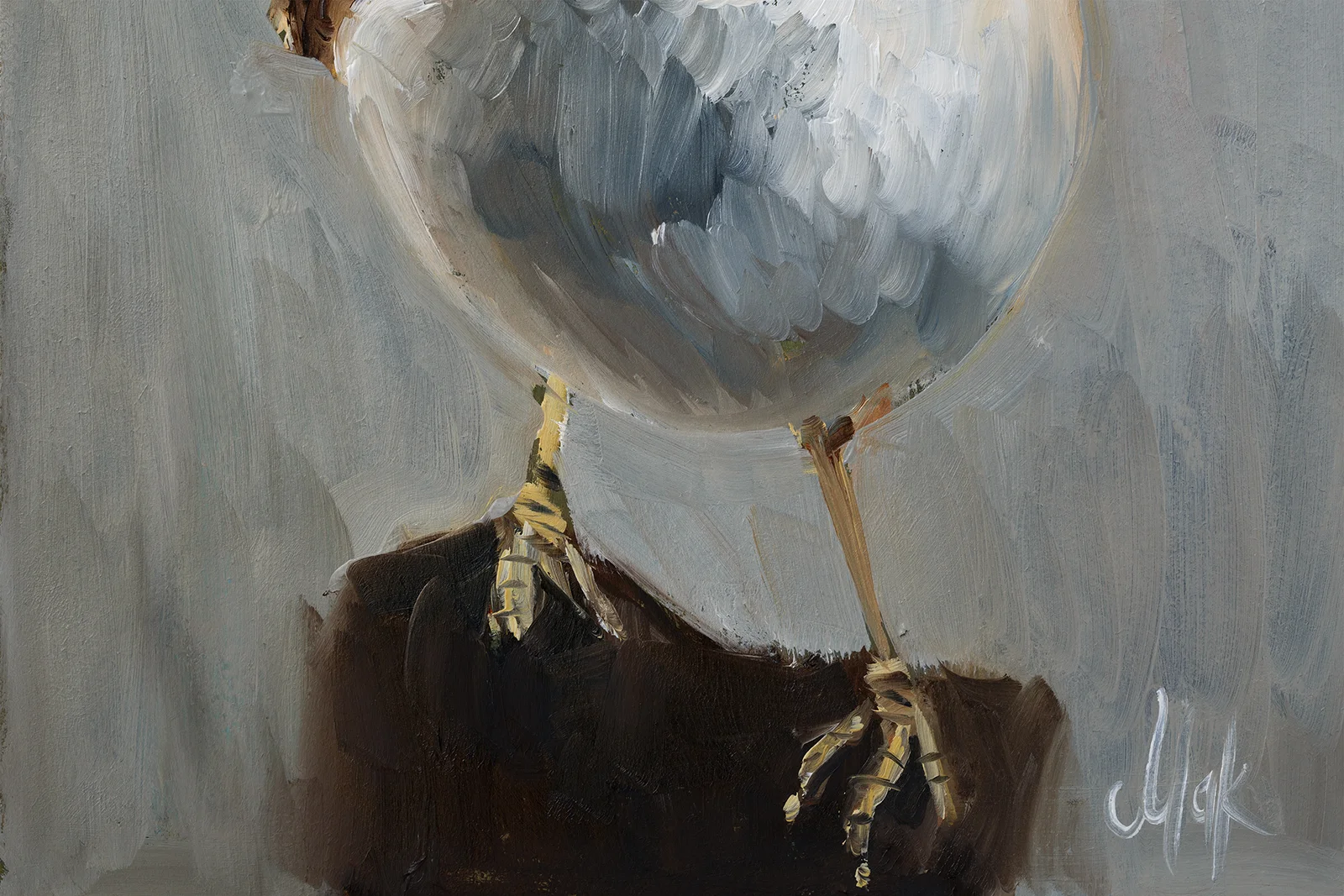 Bird Oil Painting, Original Songbird Portrait - Image 10